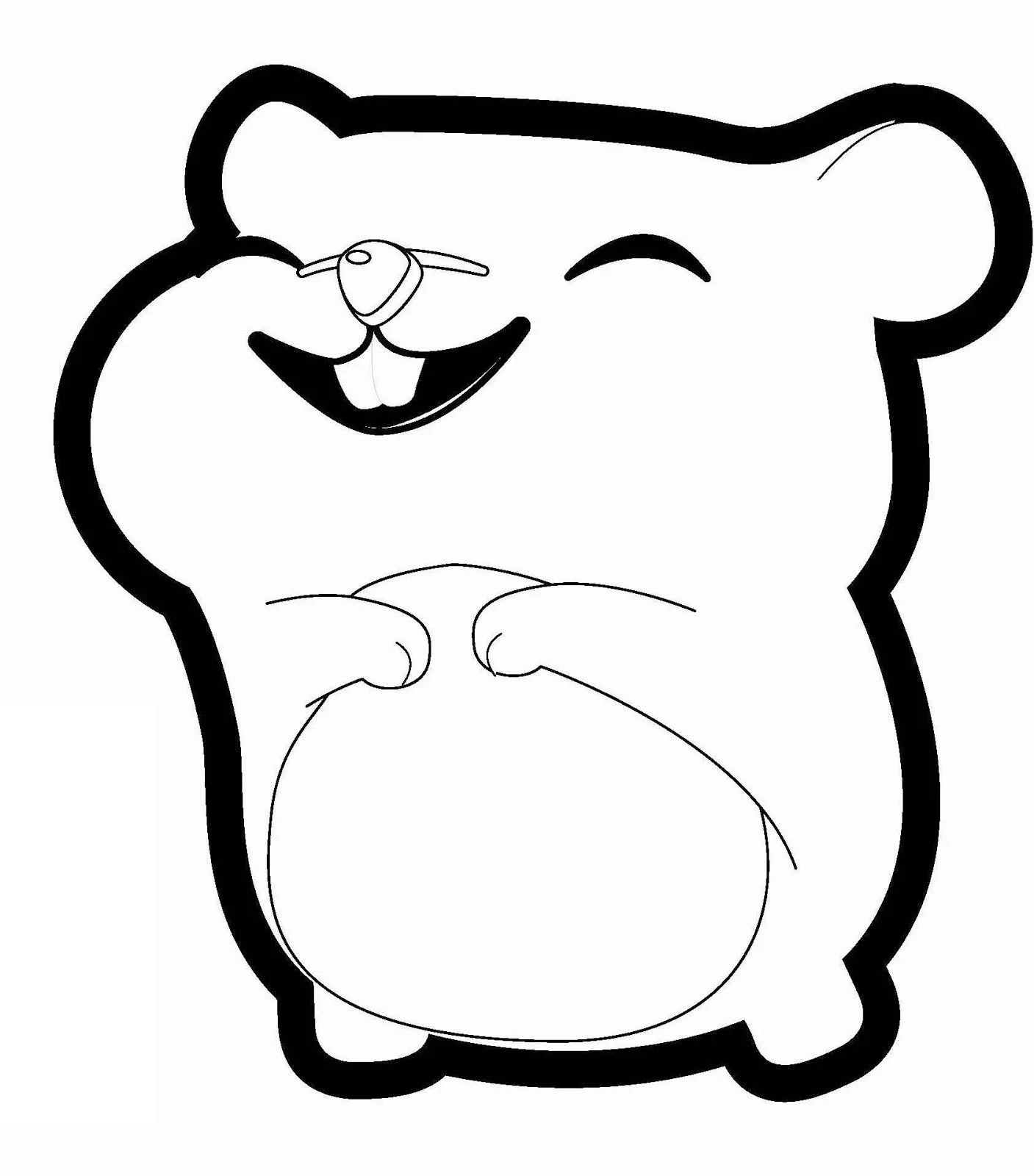 Dibujos para colorear de hámsters | Colorear imágenes Dibujos para colorear de hámsters | Colorear imágenes