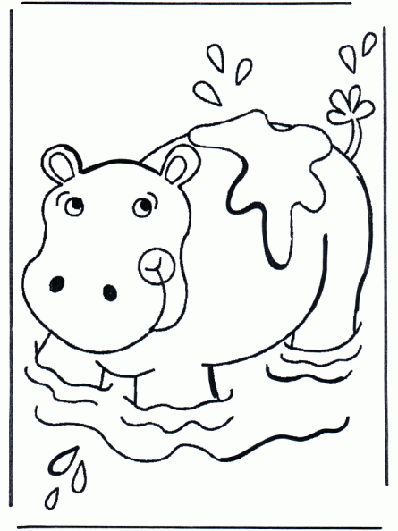 Dibujos Para Colorear Hipopotamo images