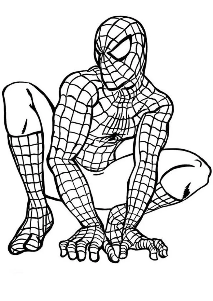 dibujos para colorear hombre araña para imprimir - Google Search ...