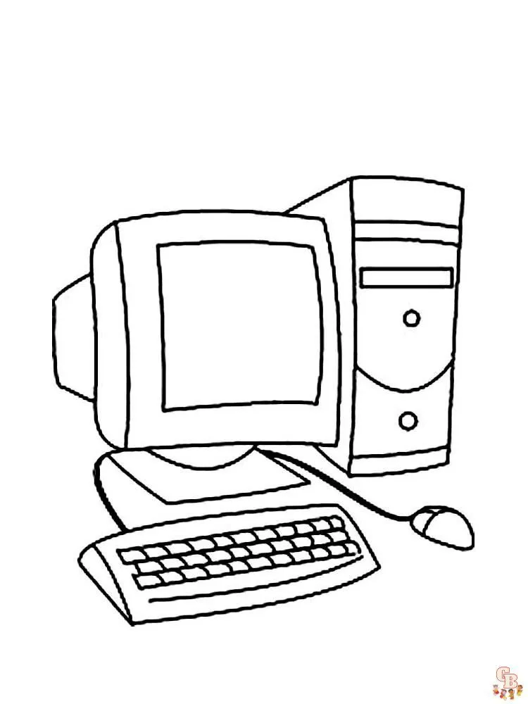 Dibujos para colorear de informática para niños 2023 - GBcolorear Dibujos para colorear de informática para niños 2023 - GBcolorear