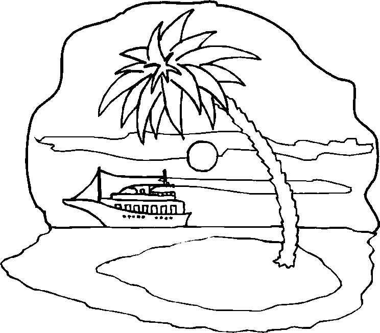 Dibujos para colorear de Islas, islotes y arrecifes, Plantillas ... Dibujos para colorear de Islas, islotes y arrecifes, Plantillas ...