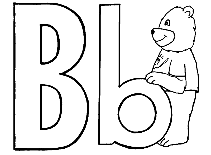 Dibujos con la letra b para colorear - Imagui