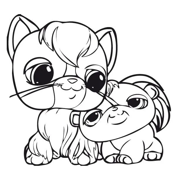 Dibujos para colorear Littlest pet shop 20