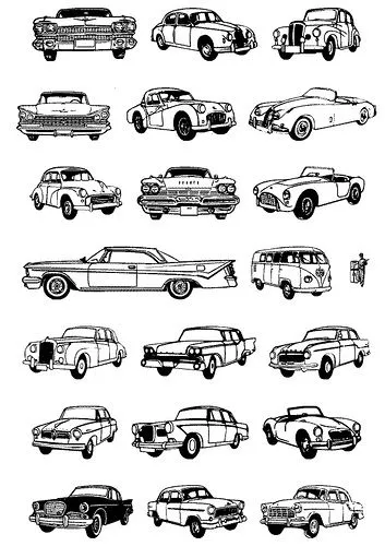 Dibujos para Colorear y Manualidades: Dibujos de autos para colorear
