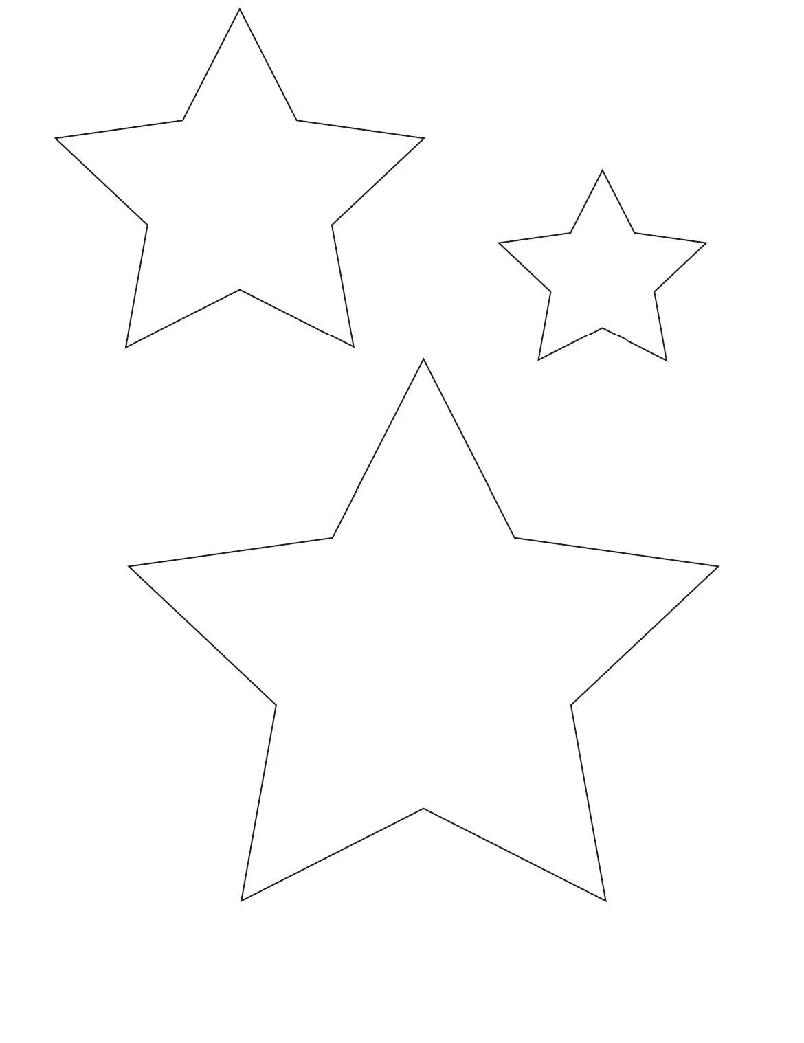 Dibujos para Colorear y Manualidades: Estrellas para colorear