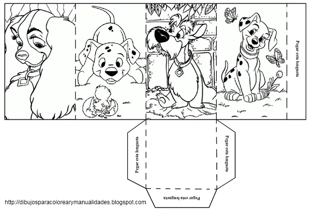 Dibujos para Colorear y Manualidades: Lapicero para pintar perros Dibujos para Colorear y Manualidades: Lapicero para pintar perros