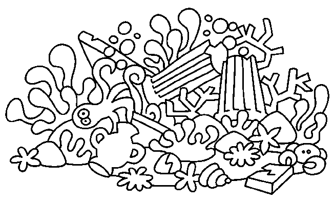 Dibujos para colorear de Mar, fondo marino, tesoros, Plantillas ... Dibujos para colorear de Mar, fondo marino, tesoros, Plantillas ...