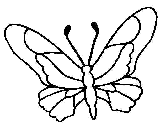 Dibujos para colorear de Mariposas, Lepidópteros, Plantillas para ...