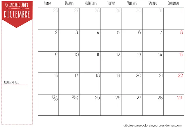 Calendario infantil 2013 por meses - Imagui