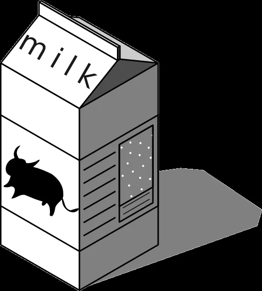 Dibujo de un milk para colorear - Imagui