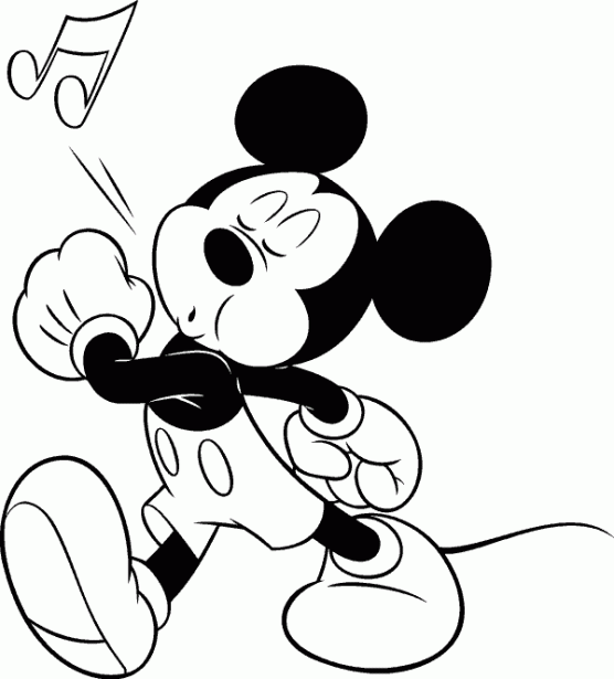 Dibujos para colorear de Minie y Mickey Mouse ~ Portal de Manualidades