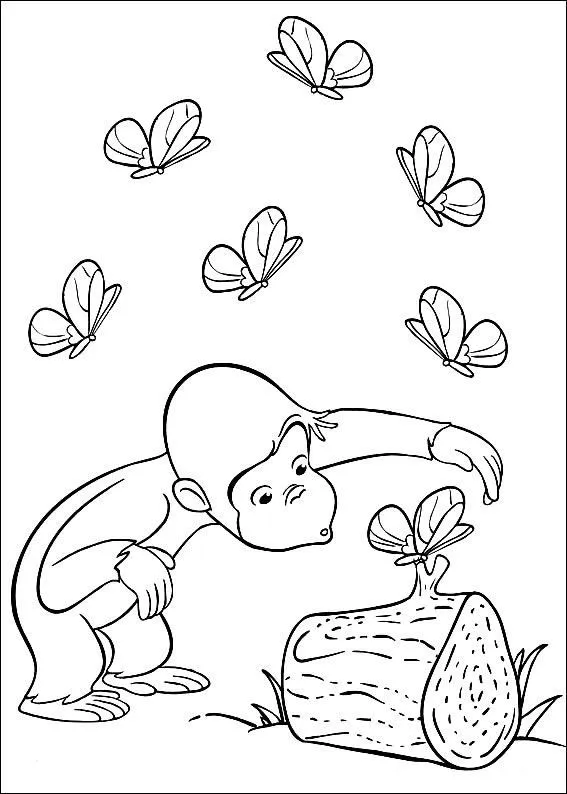 Dibujos para colorear de Monos, primates, simios , Plantillas para ...