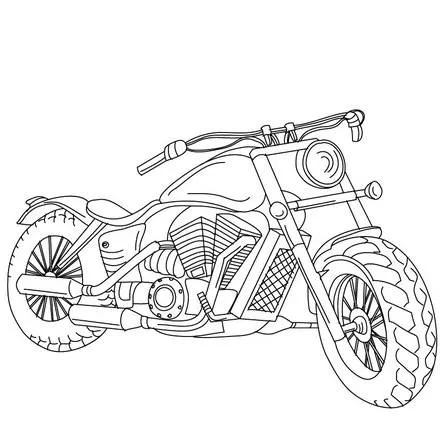 Dibujos para colorear MOTOS : 20 dibujos de moto para pintar y ...