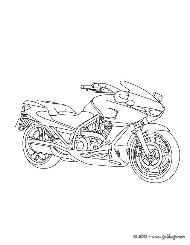 Dibujos para colorear MOTOS, MOTO DEPORTIVA para imprimir Dibujos para colorear MOTOS, MOTO DEPORTIVA para imprimir