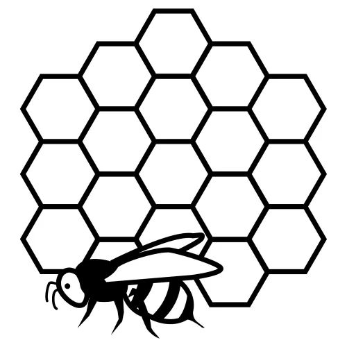 Dibujos para colorear de panal de abejas - Imagui