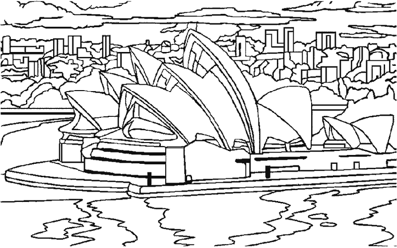 Dibujo-de-la-Opera-de-Sydney- ...