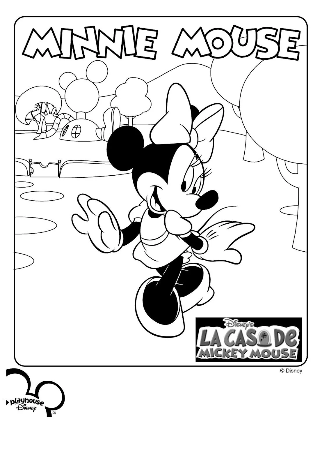 Dibujos para Colorear, Pintar , imprimir.....: LA CASA DE MICKEY MOUSE Dibujos para Colorear, Pintar , imprimir.....: LA CASA DE MICKEY MOUSE