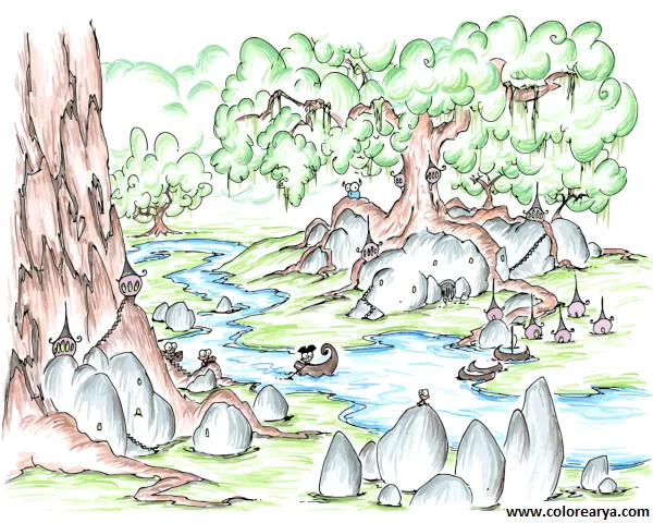 La naturaleza en dibujos para niños - Imagui