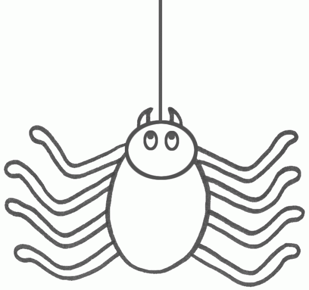 Dibujo de arañas para niños - Imagui