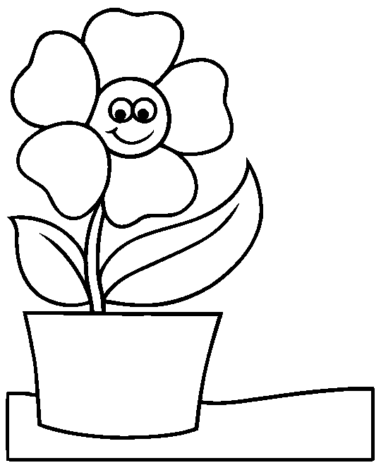 Dibujos para colorear de una planta y sus partes - Imagui