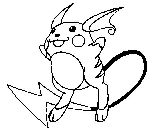 Dibujos para colorear pokemon blanco y negro - Imagui