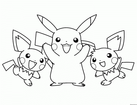 Dibujos para colorear de pokemon pikachu - Imagui | dibujos ...