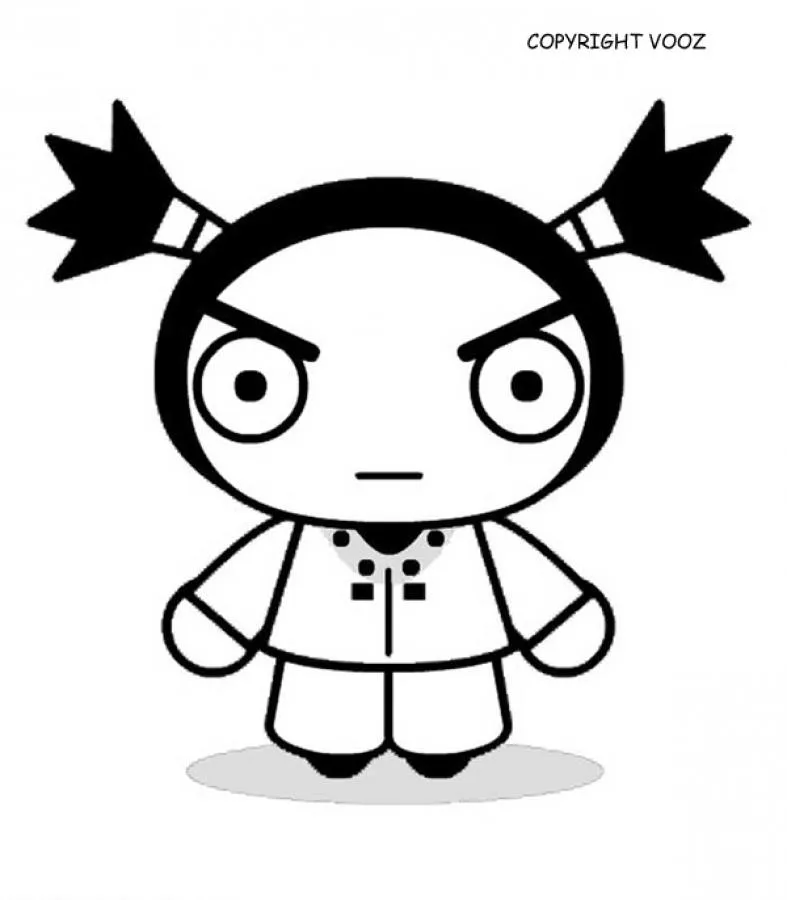 Dibujos para colorear PUCCA, Garu para imprimir Dibujos para colorear PUCCA, Garu para imprimir