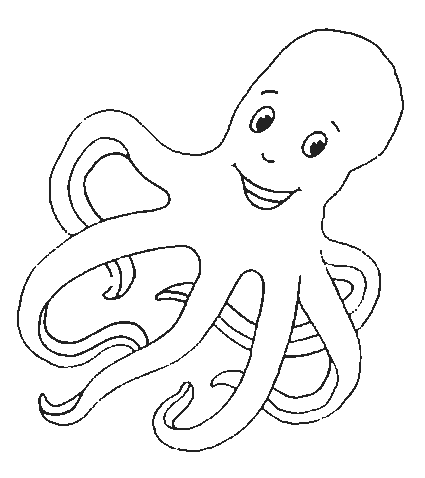 Dibujos para colorear de Pulpos, Octópodo, octopus, Plantillas ...