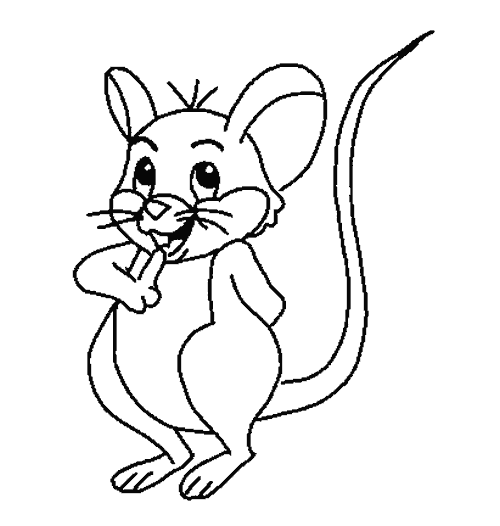 Leon y raton para colorear - Imagui