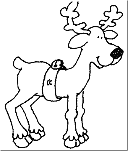 Dibujos para colorear de renos navidad papa Noel | Divertidas de ... Dibujos para colorear de renos navidad papa Noel | Divertidas de ...