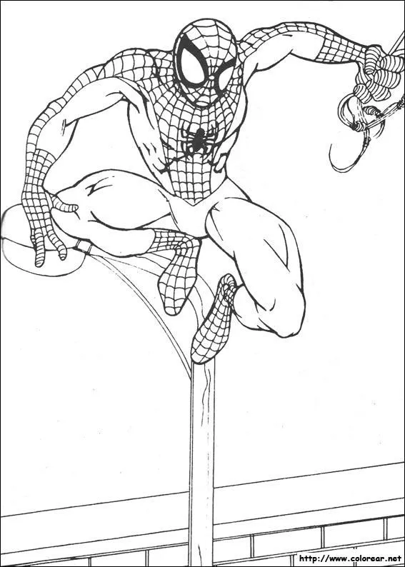 Dibujos de Spiderman para colorear en Colorear.net