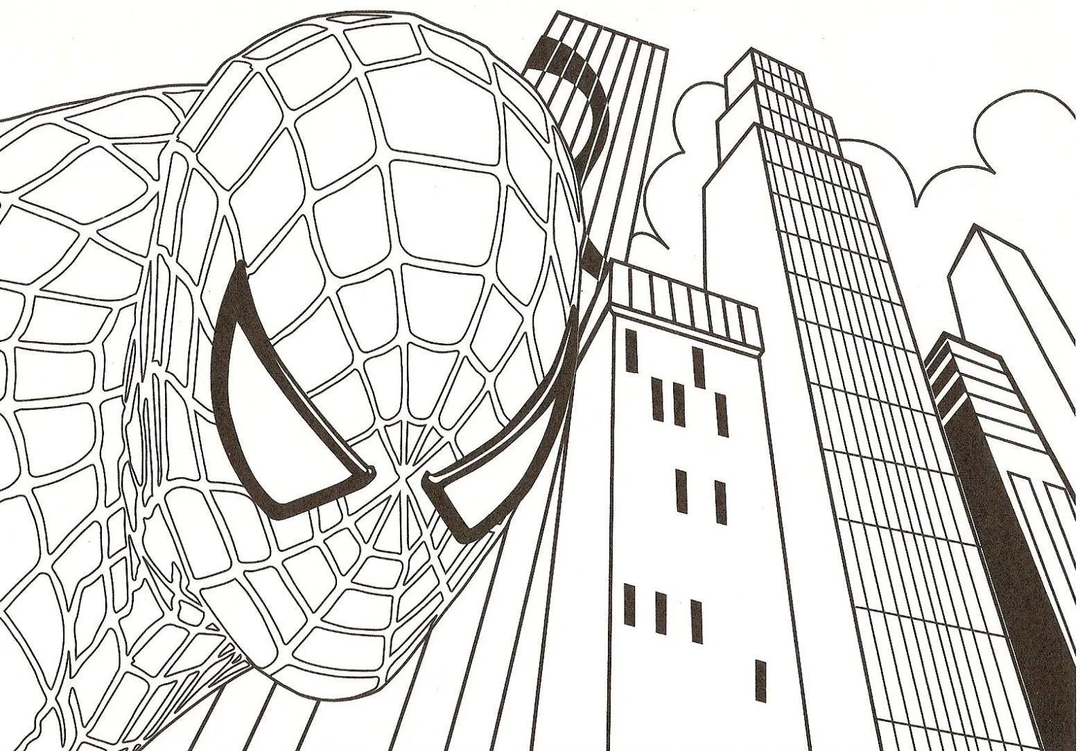 Dibujos para colorear spiderman