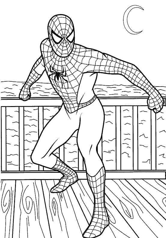 Dibujo del hombre araña - Imagui