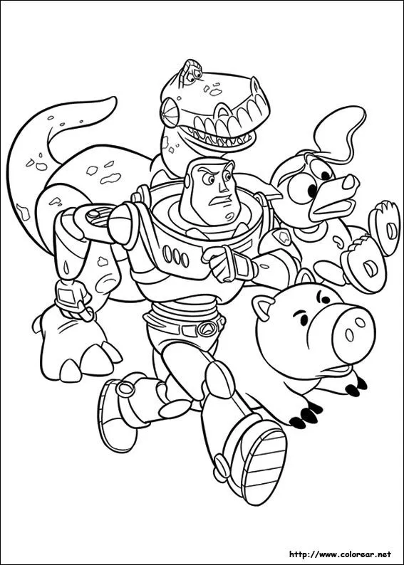 Dibujos para colorear de Toy Story 3