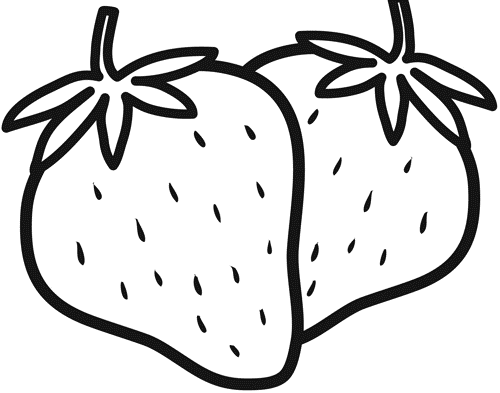 Imagenes de frutillas para dibujar - Imagui