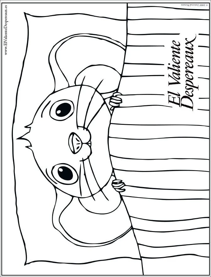 Dibujos para colorear ratón en su cama - es.hellokids.com