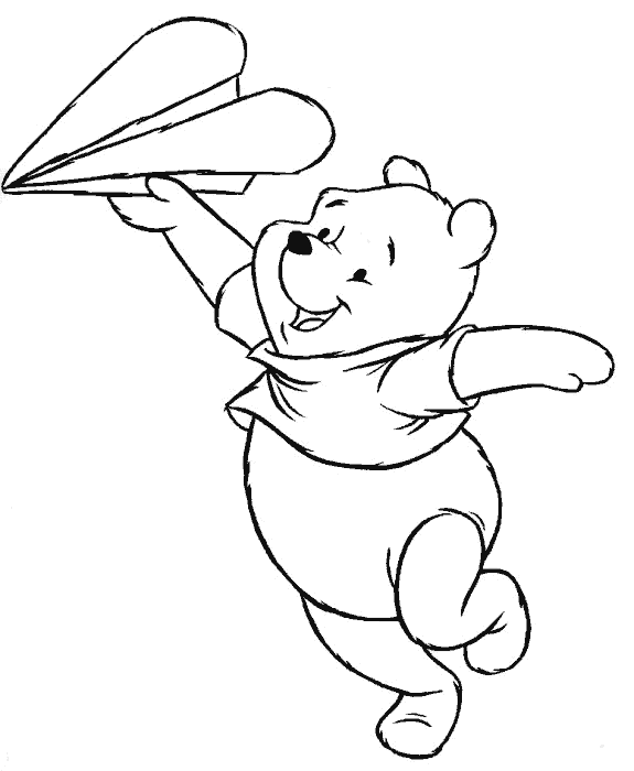 Dibujos para colorear de Winnie the Pooh, Ursinho Puff, Winnie l ...