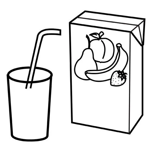 Dibujos para colorear zumo naranja - Imagui