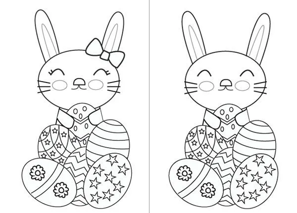 dibujos del conejito de Pascua | Easter cards | Pinterest