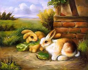 Dibujos de conejos. Dibujos infantiles de conejos