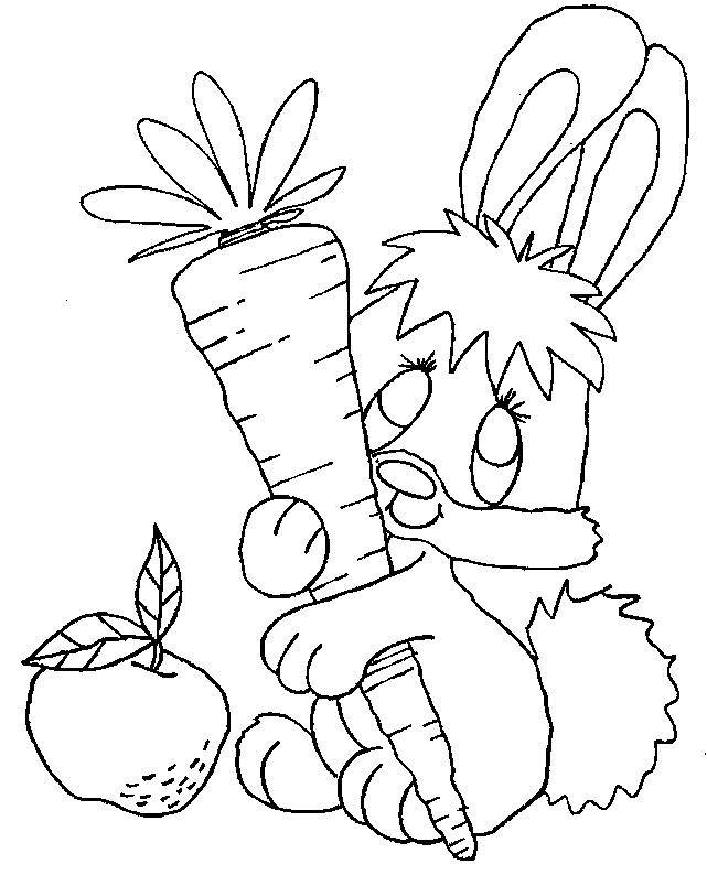 dibujos de conejos tiernos | Dibujos para Colorear dibujos de conejos tiernos | Dibujos para Colorear