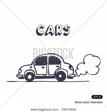 Dibujos de carros contaminando el medio ambiente - Imagui