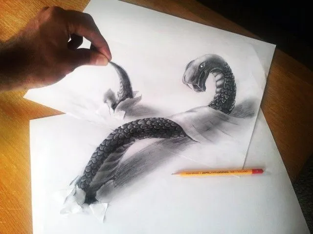 Dibujos creativos con efectos 3D — Blog de Mercadotecnia ... Dibujos creativos con efectos 3D — Blog de Mercadotecnia ...