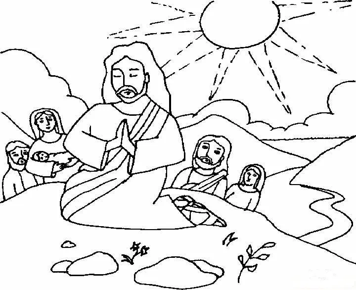 Dibujos paracolorear de niños orando - Imagui