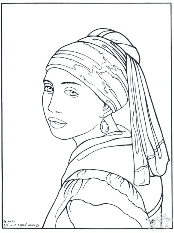 Dibujos de cuadros famosos para colorear - Imagui Dibujos de cuadros famosos para colorear - Imagui