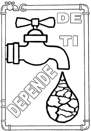 Dibujos del cuidado del agua para colorear el 22 de marzo Día ... Dibujos del cuidado del agua para colorear el 22 de marzo Día ...