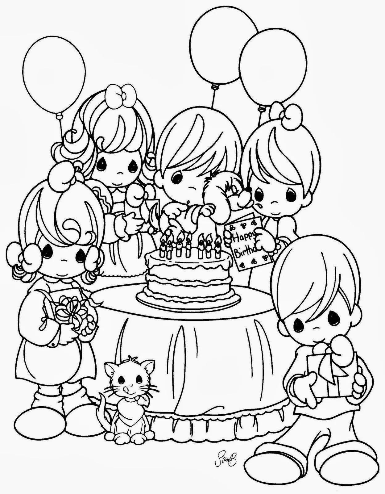 Dibujos de Cumpleaños para Colorear | Dibujos para Niños Dibujos de Cumpleaños para Colorear | Dibujos para Niños