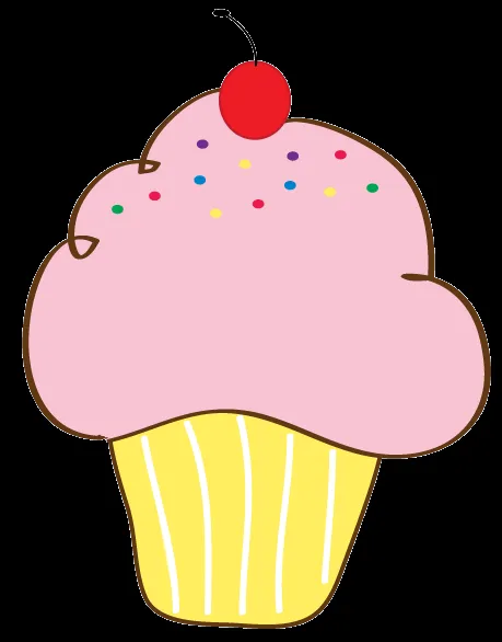 Dibujos de cupcakes para colorear - Imagui