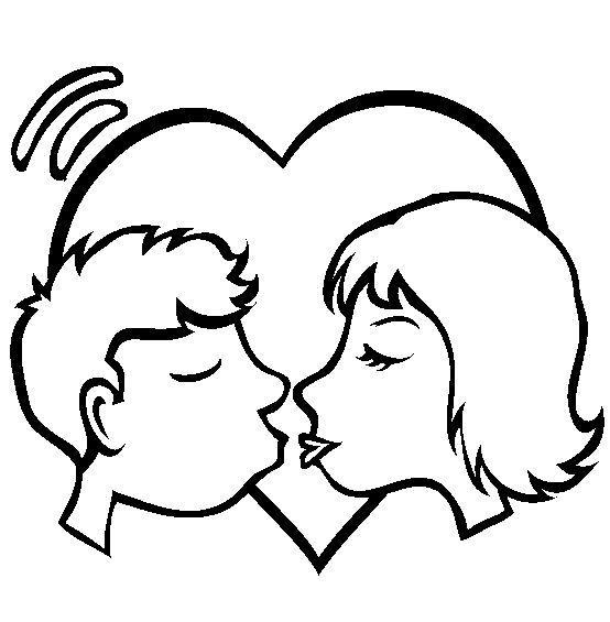 Imagenes para dibujar de parejas besandose - Imagui