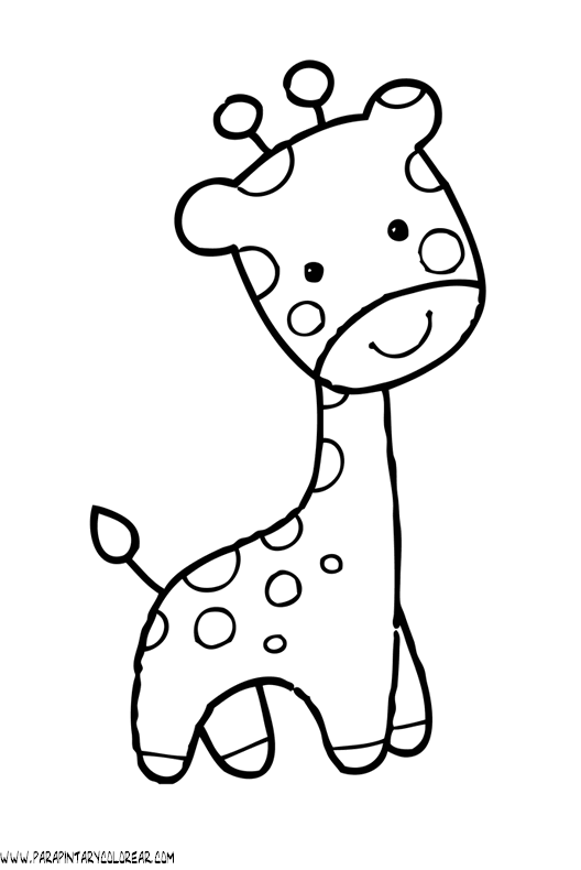 Dibujos de girafas - Imagui
